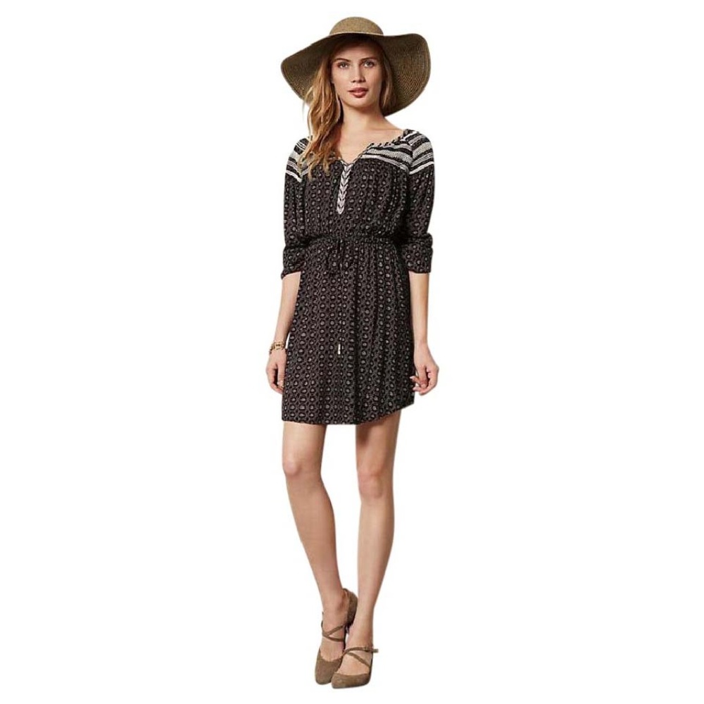 Anthropologie Mojave Peasant Dress S Holding Horse